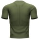 Camiseta Compressport Half-Zip Fitted Verde