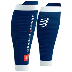 Perneras de Compresión Compressport R2 3.0 Azul Blanco