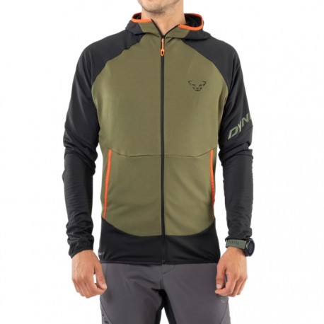 Sudadera Dynafit Transalper Light Hoody Verde Negro