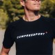 Camiseta Compressport Training Logo Negro