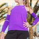 Camiseta Compressport Performance Mujer Tirantes Lila