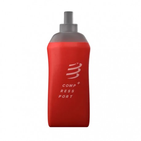 Botella Compressport ErgoFlask 300 ml roja