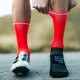 Calcetines COMPRESSPORT Pro Racing Socks v4.0 Bike Rojo Negro