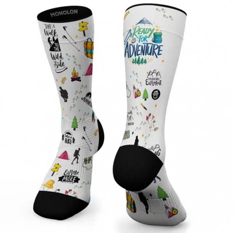 Calcetines MONOLON Adventure Blanco 2024