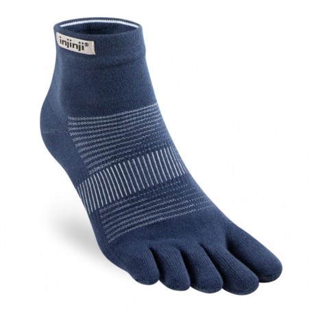 Calcetines Injinji Run Lightweight mini-crew azul