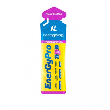 Gel Keepgoing Energy Pro Frutos Bosque 75gr Cafeína 100mg