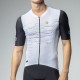 Maillot ciclismo ALÉ corto PR-E Megabyte Blanco Negro