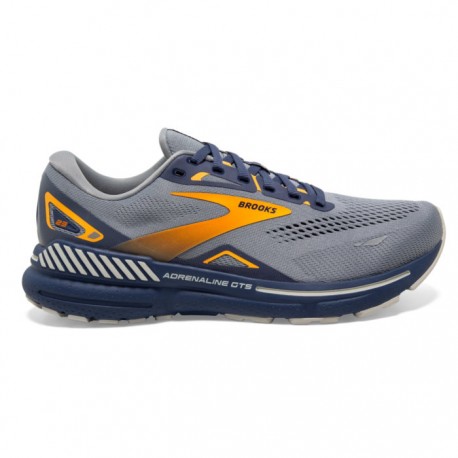  Zapatillas BROOKS Adrenaline GTS23 Gris Azul Naranja