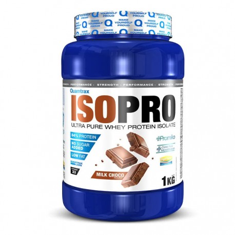 Proteina Isopro Quamtrax 1Kg Milk Choco