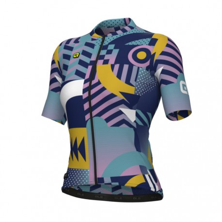 Maillot ciclismo Mujer ALÉ corto PR-E Games