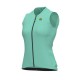 Maillot ciclismo Mujer ALÉ Pragma Color Block Turquesa Tirantes