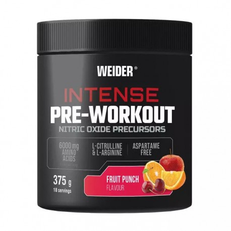 Pre workout Intense Weider Fruit Punch 375gr