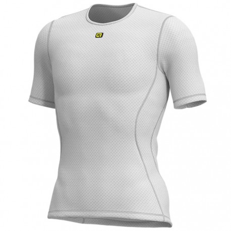 Camiseta interior Manga corta Ale Velo Active Blanco Hombre