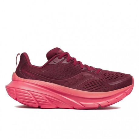 Zapatillas Saucony Guide 17 Mujer Rojo Salmon