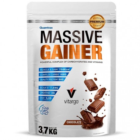 Massive Gainer Quamtrax 3.7Kg Chocolate