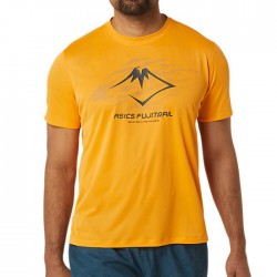 Camiseta Asics Fujitrail Logo Naranja