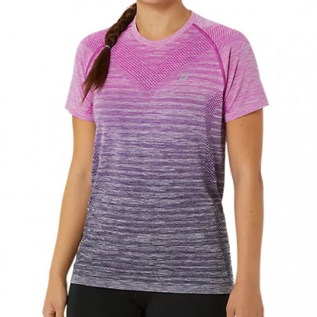 Camiseta Asics Seamless Mujer Morada