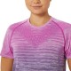 Camiseta Asics Seamless Mujer Morada