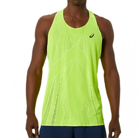 Camiseta Asics Metarun Singlet Amarillo