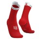 Calcetines COMPRESSPORT Pro Racing Socks V4.0 Run High Rojo Blanco