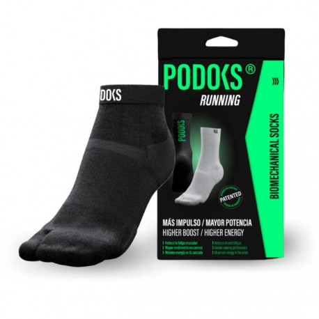 Calcetines Podoks Running H2 Negro