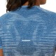 Camiseta Asics Seamless Mujer Azul Gris