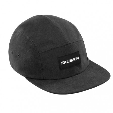 Gorra Salomon Five Panel Cap Negro