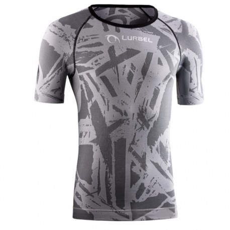 Camiseta Lurbel Spirit Blur Short Sleeves Gris hielo