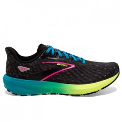  Zapatillas Brooks Launch 10 Mujer Negro Azul Limón