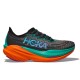  Zapatillas Hoka Mach X 2 Negro Naranja Verde