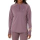 Camiseta Asics Icon M/L 1/2 Zip Mujer Dusty Rose