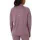 Camiseta Asics Icon M/L 1/2 Zip Mujer Dusty Rose