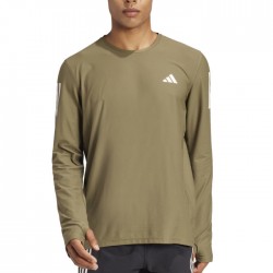 Camiseta Manga Larga Adidas Own The Run Hombre Olive