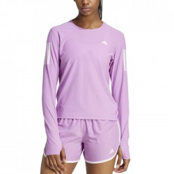 Camiseta Manga Larga Adidas Own The Run Mujer Morado