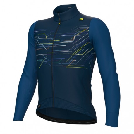 Maillot ciclismo ALÉ PR-E Megabyte Azul