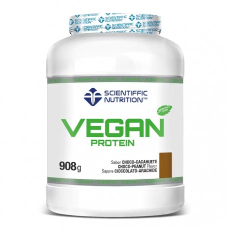 Vegan Protein Scientiffic Nutrition 908g Choco Cacahuete