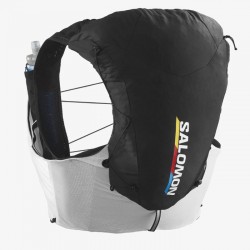 Chaleco Salomon ADV Skin 12 Race Flag Set Negro Blanco