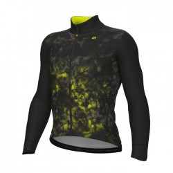 Chaqueta ciclismo ALÉ PR-E Ghostly Negro Amarillo