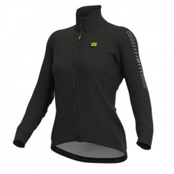 Chaqueta ciclismo Mujer ALÉ Solid Fondo Negro