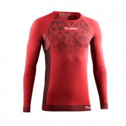 Camiseta manga larga Lurbel Win Long Sleeves Negro Rojo