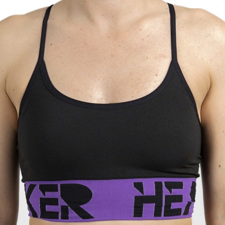 Top mujer Hanker Kugma Negro Morado