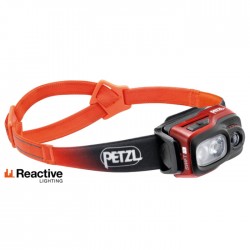 Linterna Frontal Petzl Swift RL 1100 lumens naranja