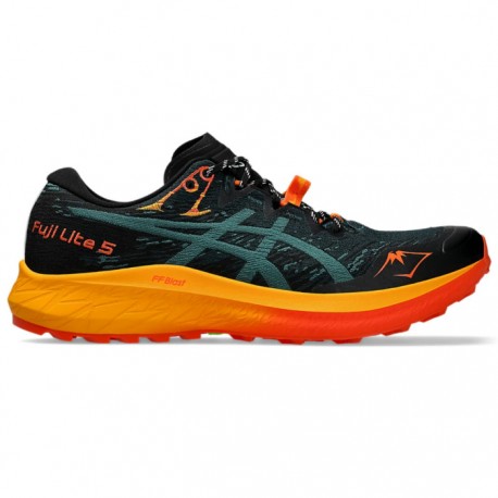  Zapatillas Asics Fuji Lite 5 Verde Naranja