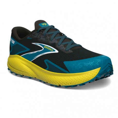  Zapatillas Brooks Divide 5 Negro Azul Amarillo